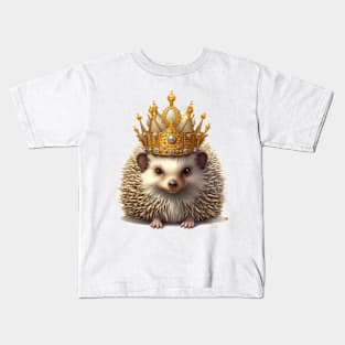 Hedgehog King Kids T-Shirt